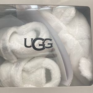 Ugg baby booties and hat